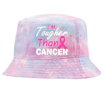 I'm Tougher Than Cancer Tie-Dyed Bucket Hat