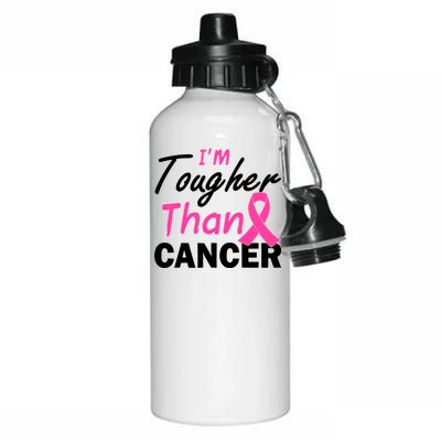 I'm Tougher Than Cancer Aluminum Water Bottle