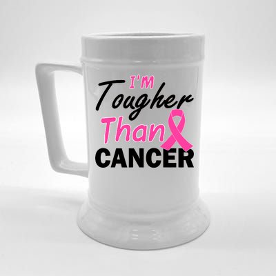 I'm Tougher Than Cancer Beer Stein