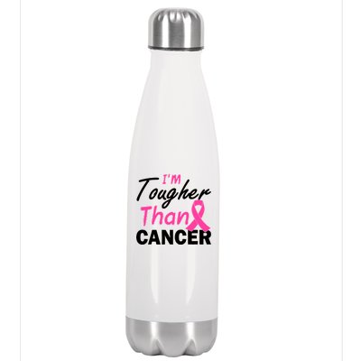 I'm Tougher Than Cancer Stainless Steel Insulated Water Bottle