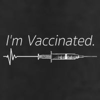 I'm Vaccinated Shot 7 Panel Mesh Trucker Snapback Hat