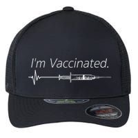 I'm Vaccinated Shot Flexfit Unipanel Trucker Cap
