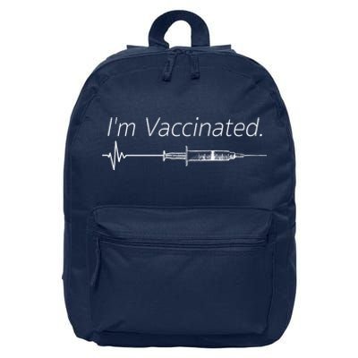 I'm Vaccinated Shot 16 in Basic Backpack