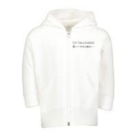 I'm Vaccinated Shot Toddler Zip Fleece Hoodie