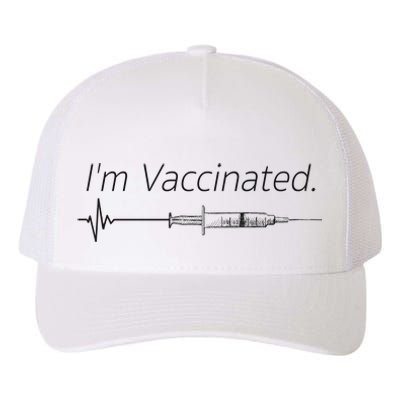 I'm Vaccinated Shot Yupoong Adult 5-Panel Trucker Hat