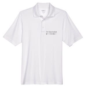 I'm Vaccinated Shot Men's Origin Performance Pique Polo