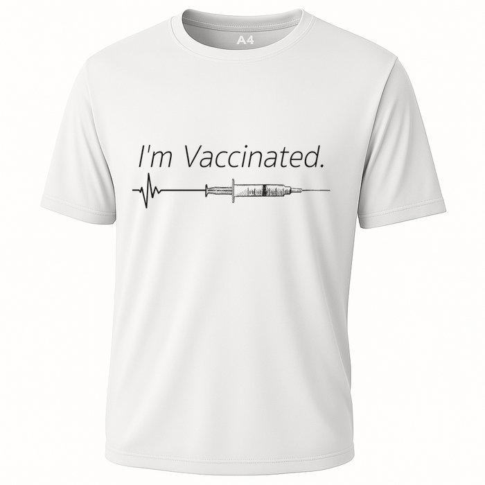 I'm Vaccinated Shot Cooling Performance Crew T-Shirt