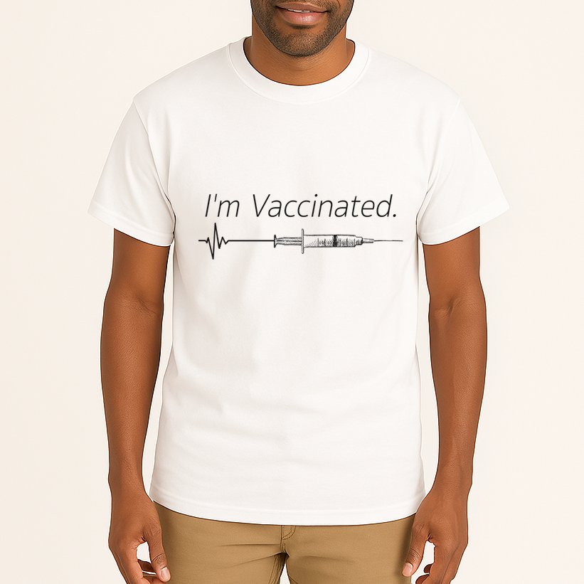 I'm Vaccinated Shot Tall T-Shirt