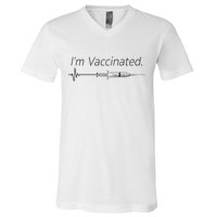 I'm Vaccinated Shot V-Neck T-Shirt