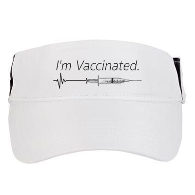 I'm Vaccinated Shot Adult Drive Performance Visor
