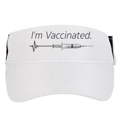 I'm Vaccinated Shot Adult Drive Performance Visor