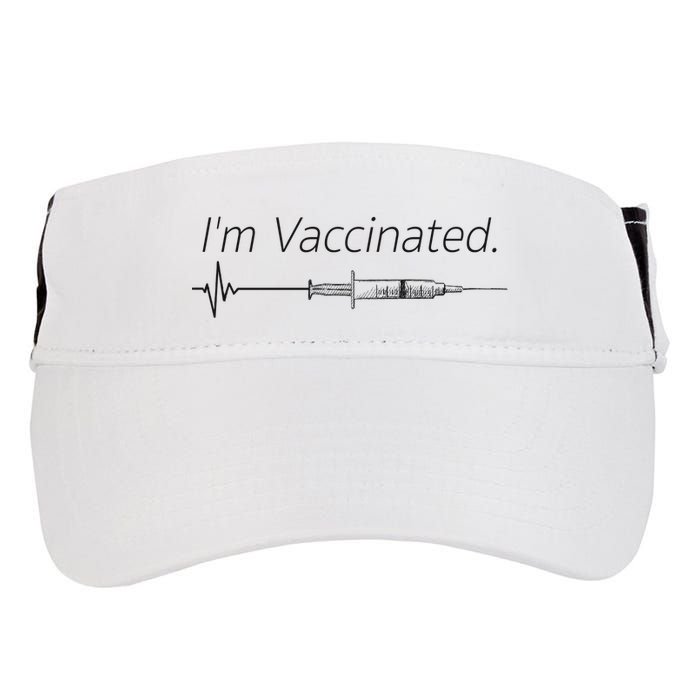 I'm Vaccinated Shot Adult Drive Performance Visor