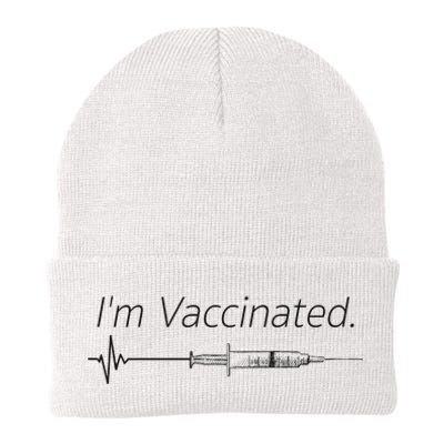 I'm Vaccinated Shot Knit Cap Winter Beanie