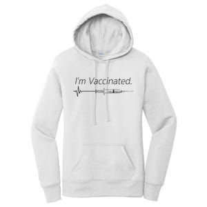 I'm Vaccinated Shot Women's Pullover Hoodie