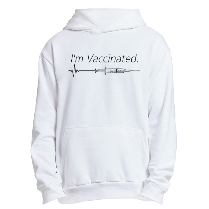 I'm Vaccinated Shot Urban Pullover Hoodie