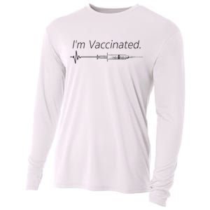 I'm Vaccinated Shot Cooling Performance Long Sleeve Crew