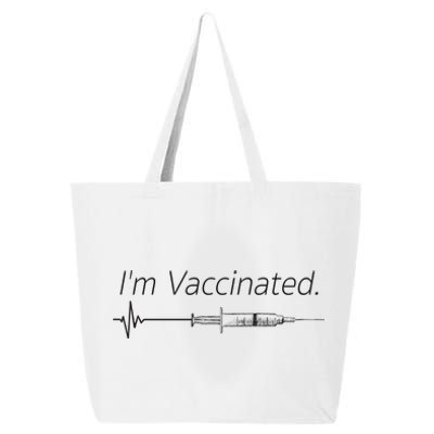 I'm Vaccinated Shot 25L Jumbo Tote