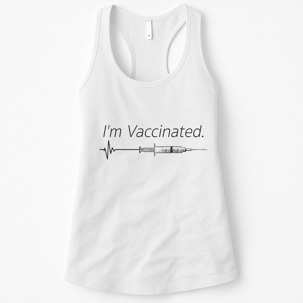 I'm Vaccinated Shot Womens Tank Top