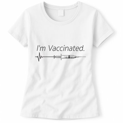 I'm Vaccinated Shot Womens T-Shirt