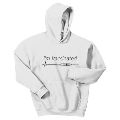 I'm Vaccinated Shot Kids Hoodie