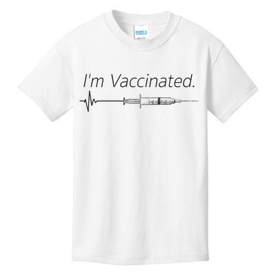 I'm Vaccinated Shot Kids T-Shirt