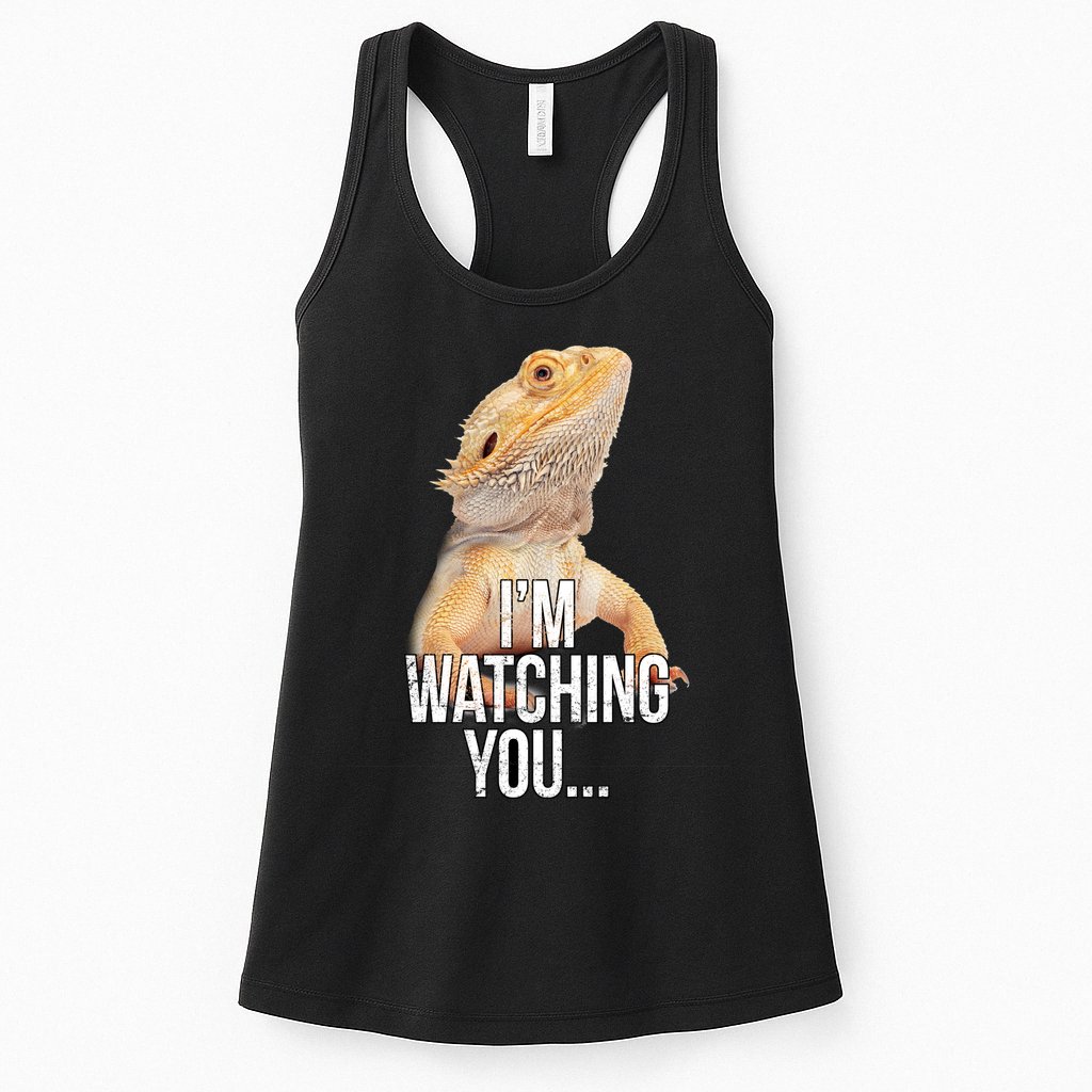 I'm watching you... Womens Tank Top