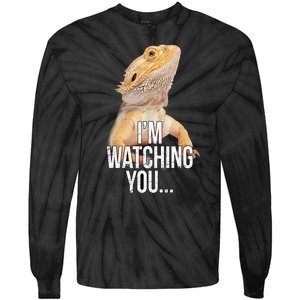 I'm watching you... Tie-Dye Long Sleeve Shirt