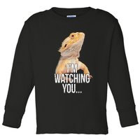 I'm watching you... Toddler Long Sleeve Shirt