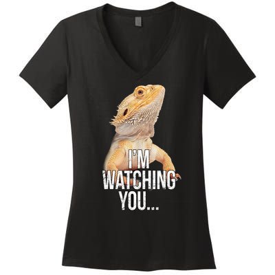 I'm watching you... Women's V-Neck T-Shirt