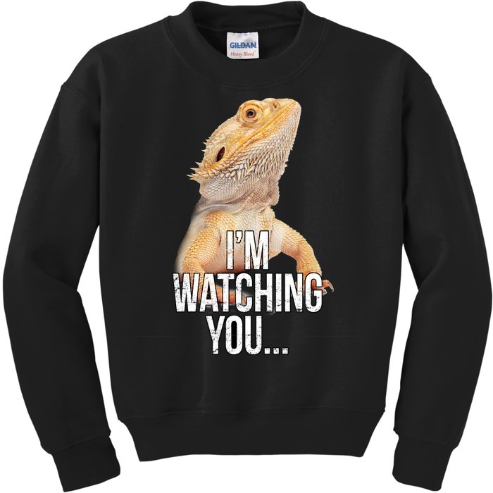 I'm watching you... Kids Sweatshirt