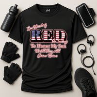 I'm Wearing Red On Fridays Until They All Come Home Performance Shirt