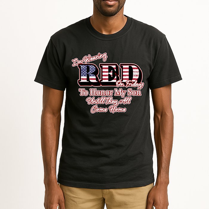 I'm Wearing Red On Fridays Until They All Come Home Tall T-Shirt