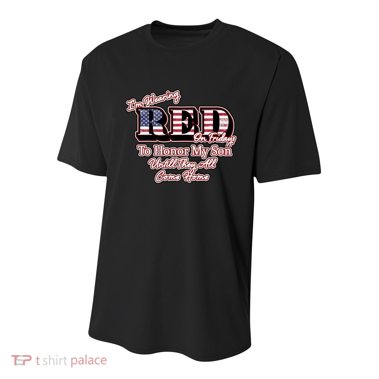 I'm Wearing Red On Fridays Until They All Come Home Youth Performance Sprint T-Shirt