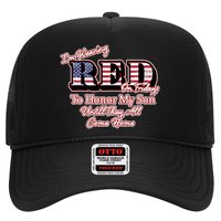 I'm Wearing Red On Fridays Until They All Come Home Trucker Hat