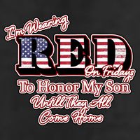 I'm Wearing Red On Fridays Until They All Come Home Trucker Hat