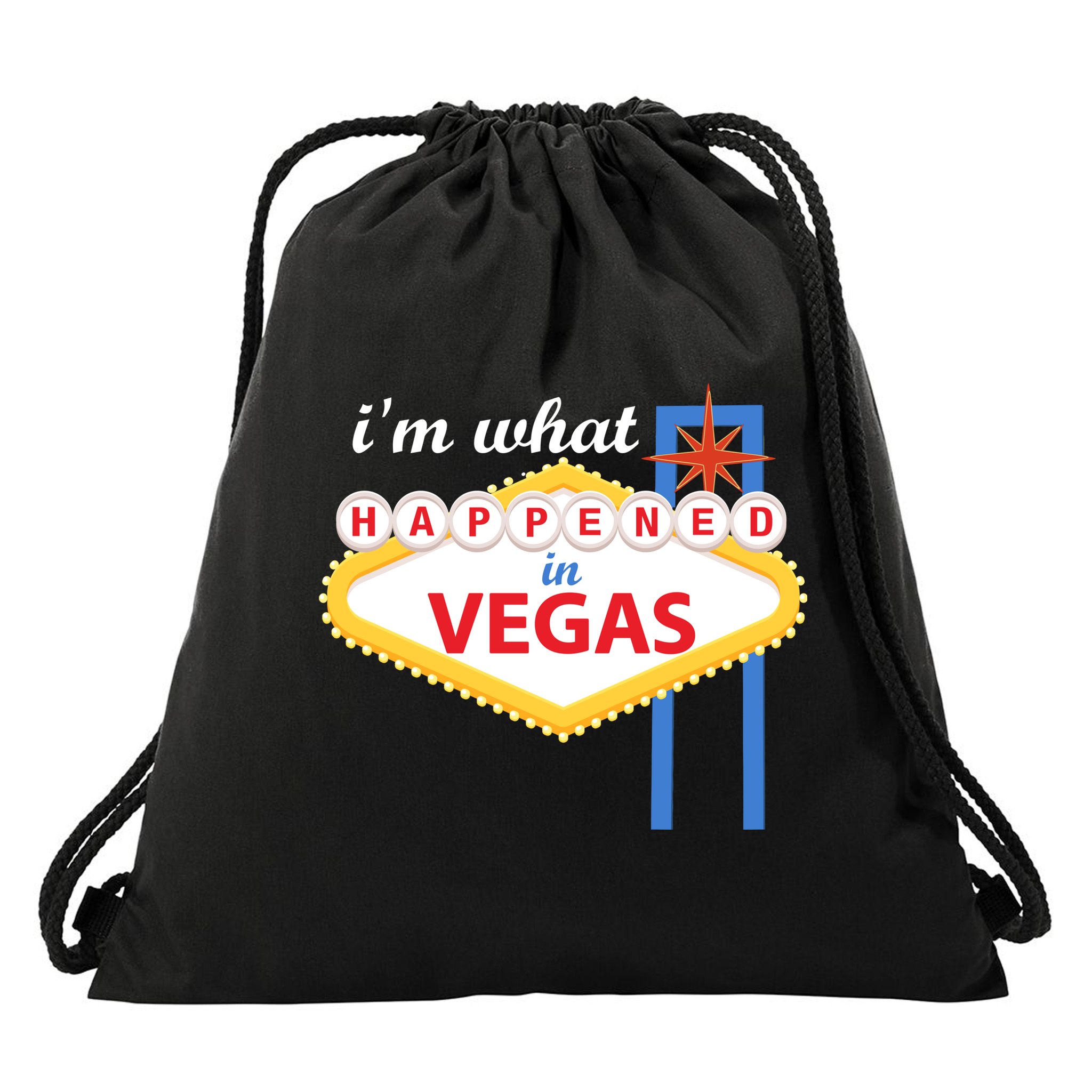 I'm what Happened in Vegas Drawstring Bag
