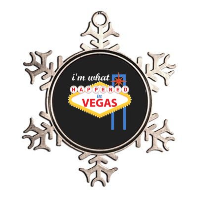 I'm what Happened in Vegas Metallic Star Ornament