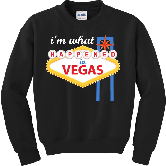 I'm what Happened in Vegas Kids Sweatshirt