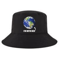 I'm With Her Earth Globe Photo March For Science Cool Comfort Performance Bucket Hat
