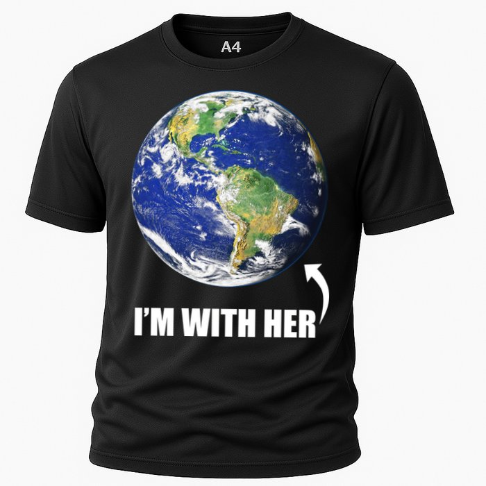 I'm With Her Earth Globe Photo March For Science Performance Shirt