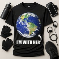 I'm With Her Earth Globe Photo March For Science Performance Shirt