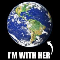 I'm With Her Earth Globe Photo March For Science Performance Shirt