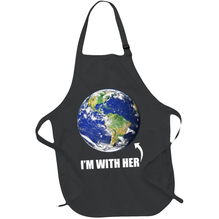 I'm With Her Earth Globe Photo March For Science Apron