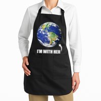 I'm With Her Earth Globe Photo March For Science Apron