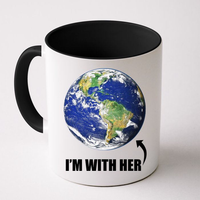 I'm With Her Earth Globe Photo March For Science Mug