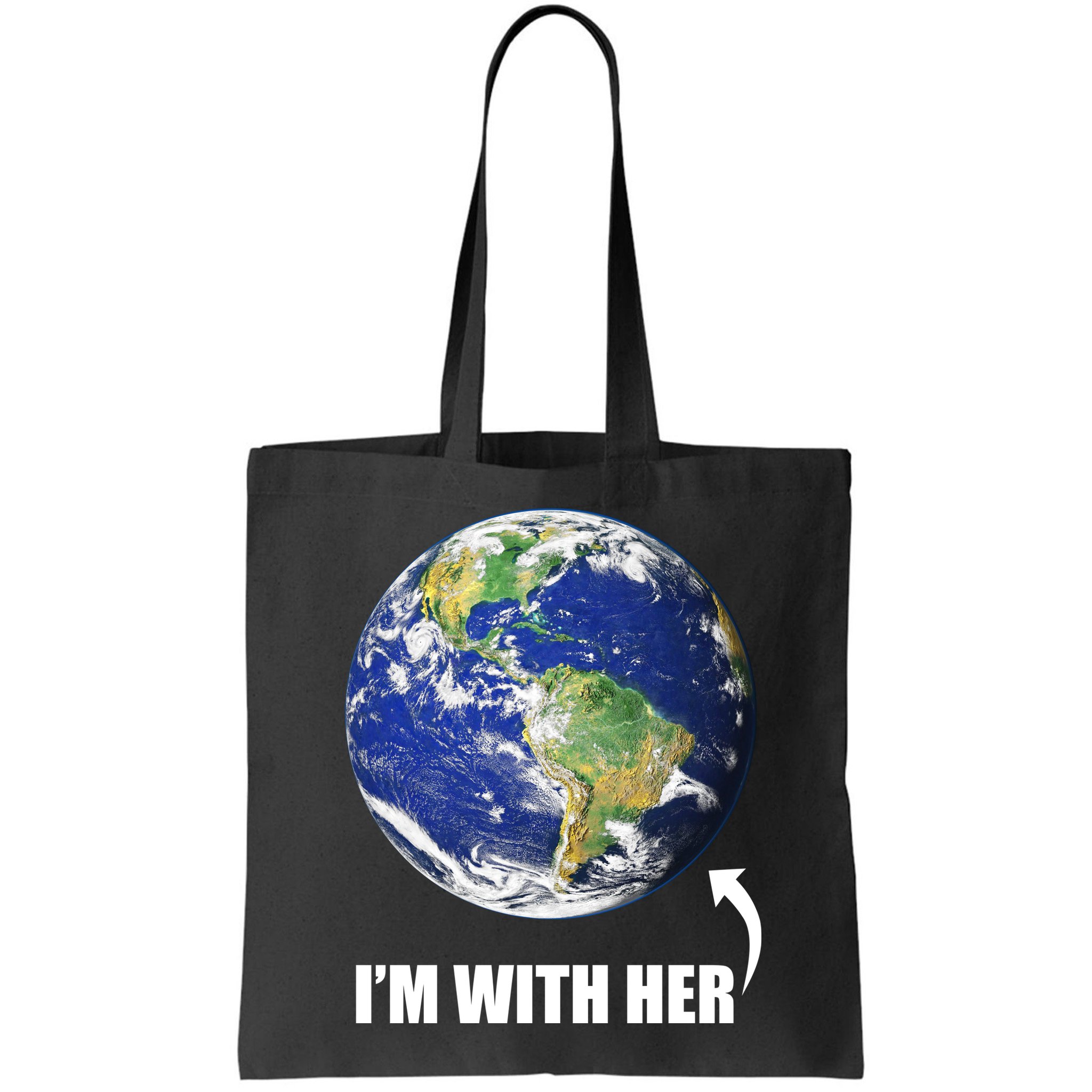 I'm With Her Earth Globe Photo March For Science Bag