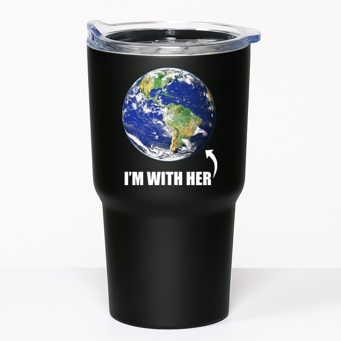 I'm With Her Earth Globe Photo March For Science Tumbler