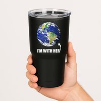 I'm With Her Earth Globe Photo March For Science Tumbler