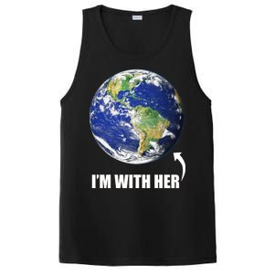 I'm With Her Earth Globe Photo March For Science PosiCharge Competitor Tank