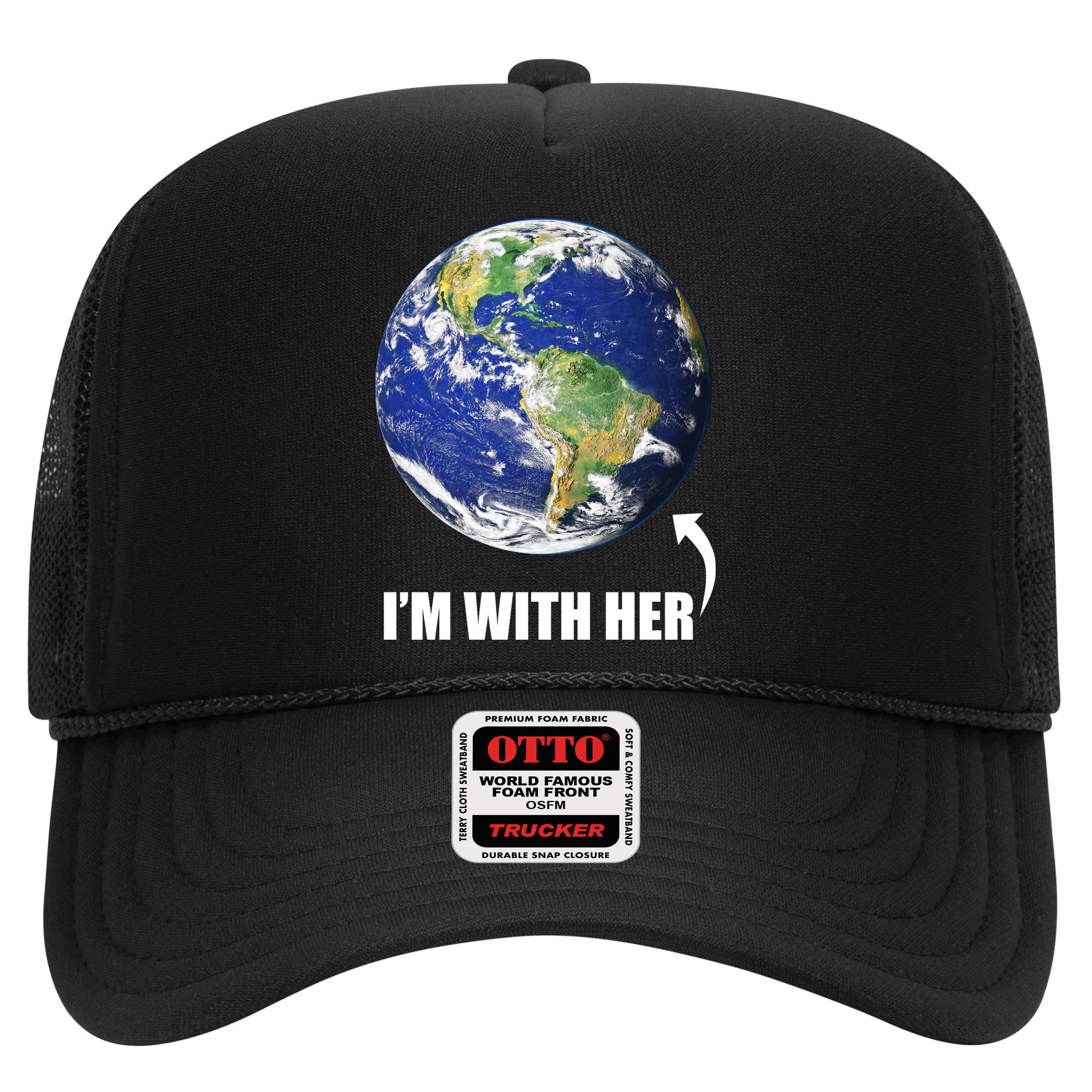 I'm With Her Earth Globe Photo March For Science Hat